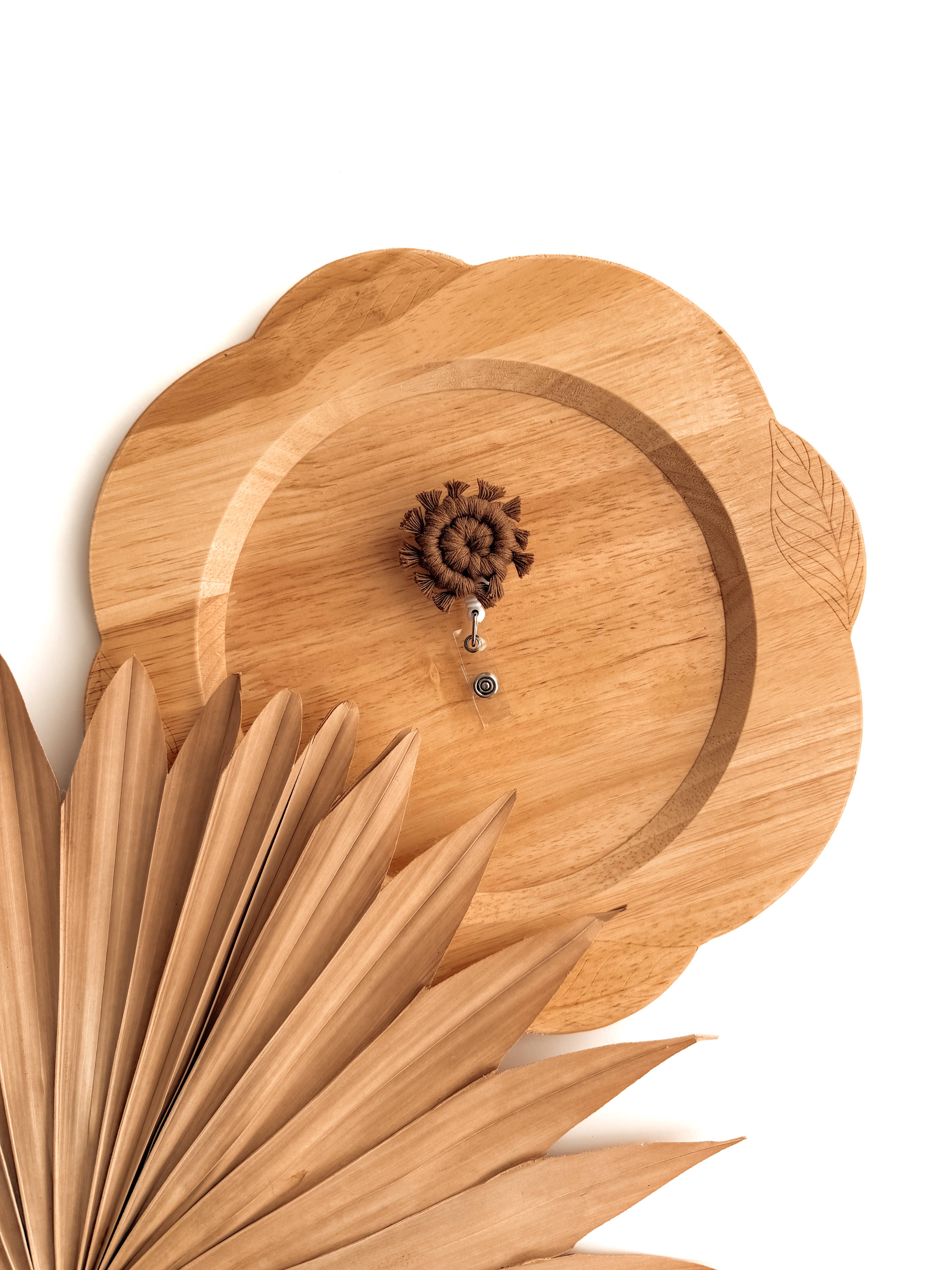 Meraki The Studio Co. - Wholesale Badge Accessory - Unisex - Macrame Badge Reel | Retractable ID + Name Card Holder9