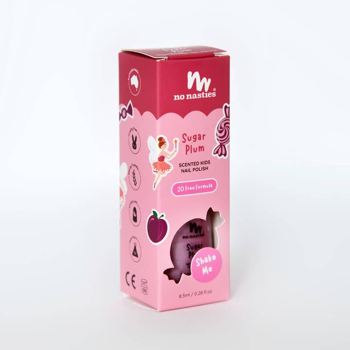 no nasties kids - Wholesale Nail polish – Child - Sugar Plum Water Based Scented Scratch Off Kids Nail Polish2