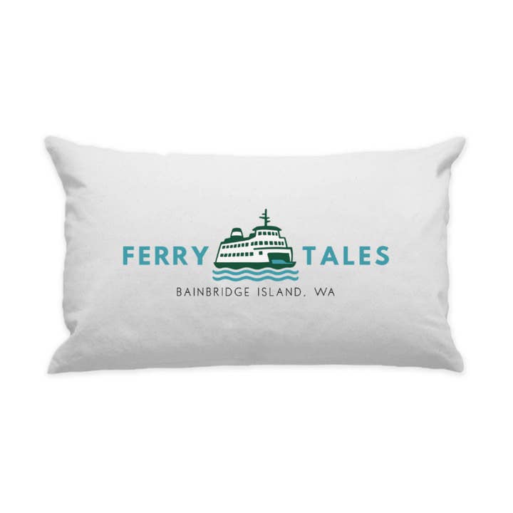 Ferry Tales Cotton Canvas Pillow Covers - Bainbridge Island for wholesale by melissa anne COLORS