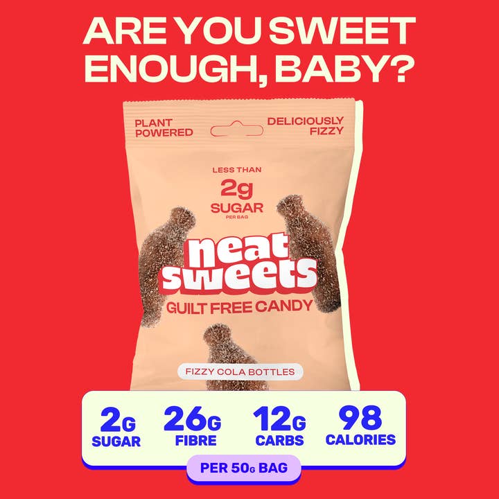 NeatSweets – wholesale Gummy – NeatSweets Fizzy Cola Bottles 50g x12 2
