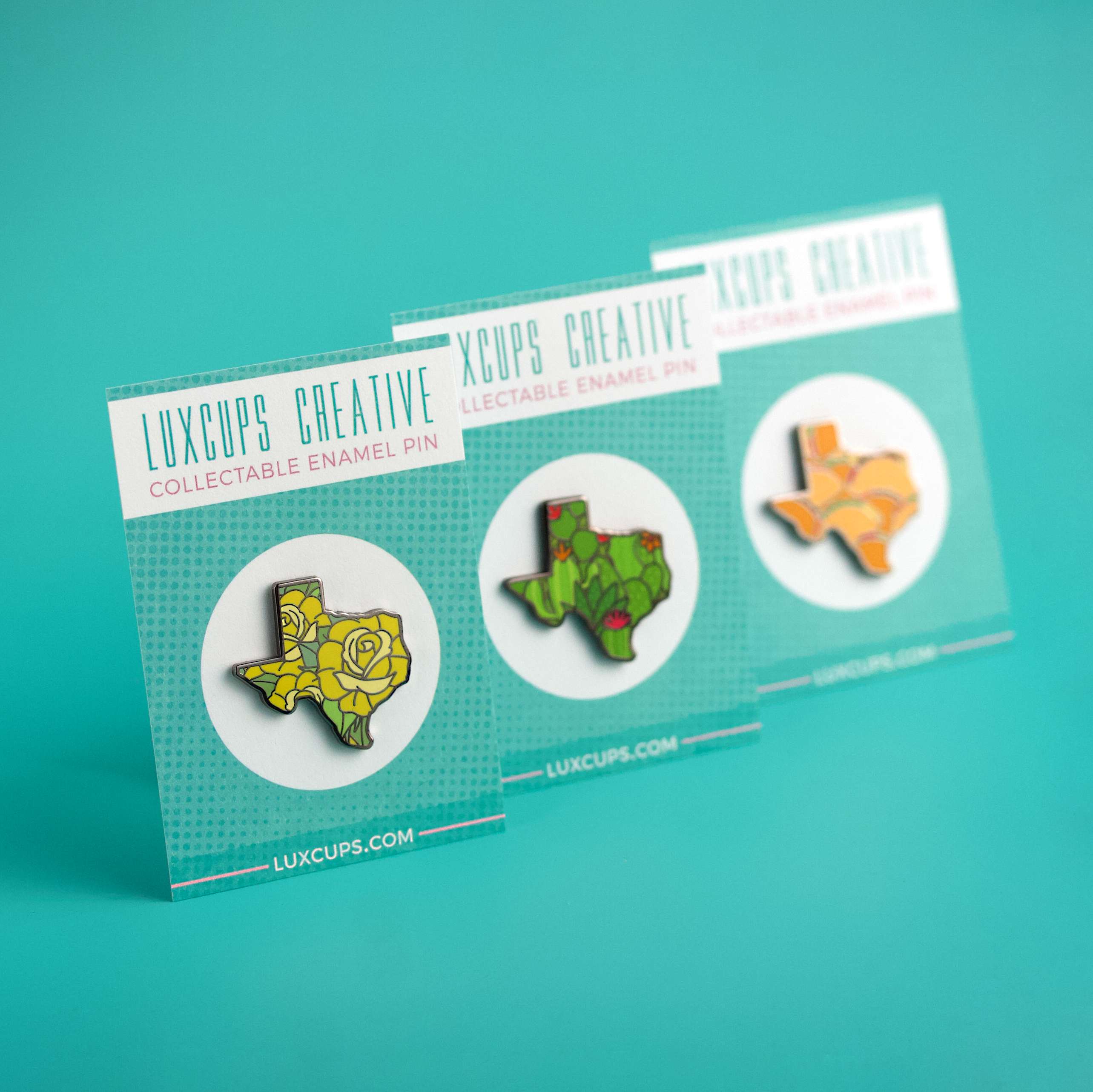 LuxCups Creative - Wholesale Lapel Pin/Button - Texas Tacos Pin5
