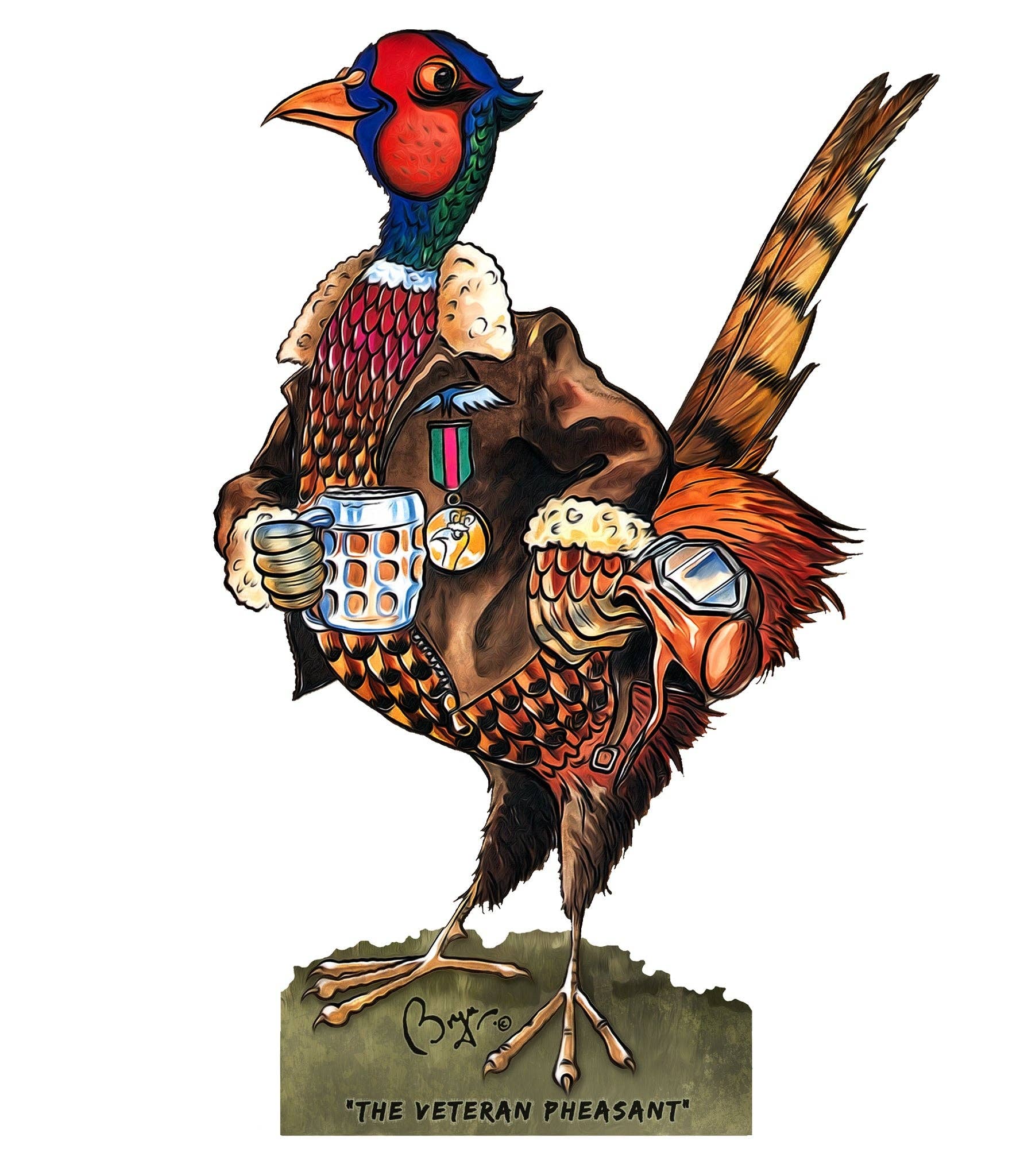 LOOPRINTS - Wholesale Toilet Paper Holder - Toilet & Kitchen Roll Holder- Shooting Gifts, Pheasant Decor3