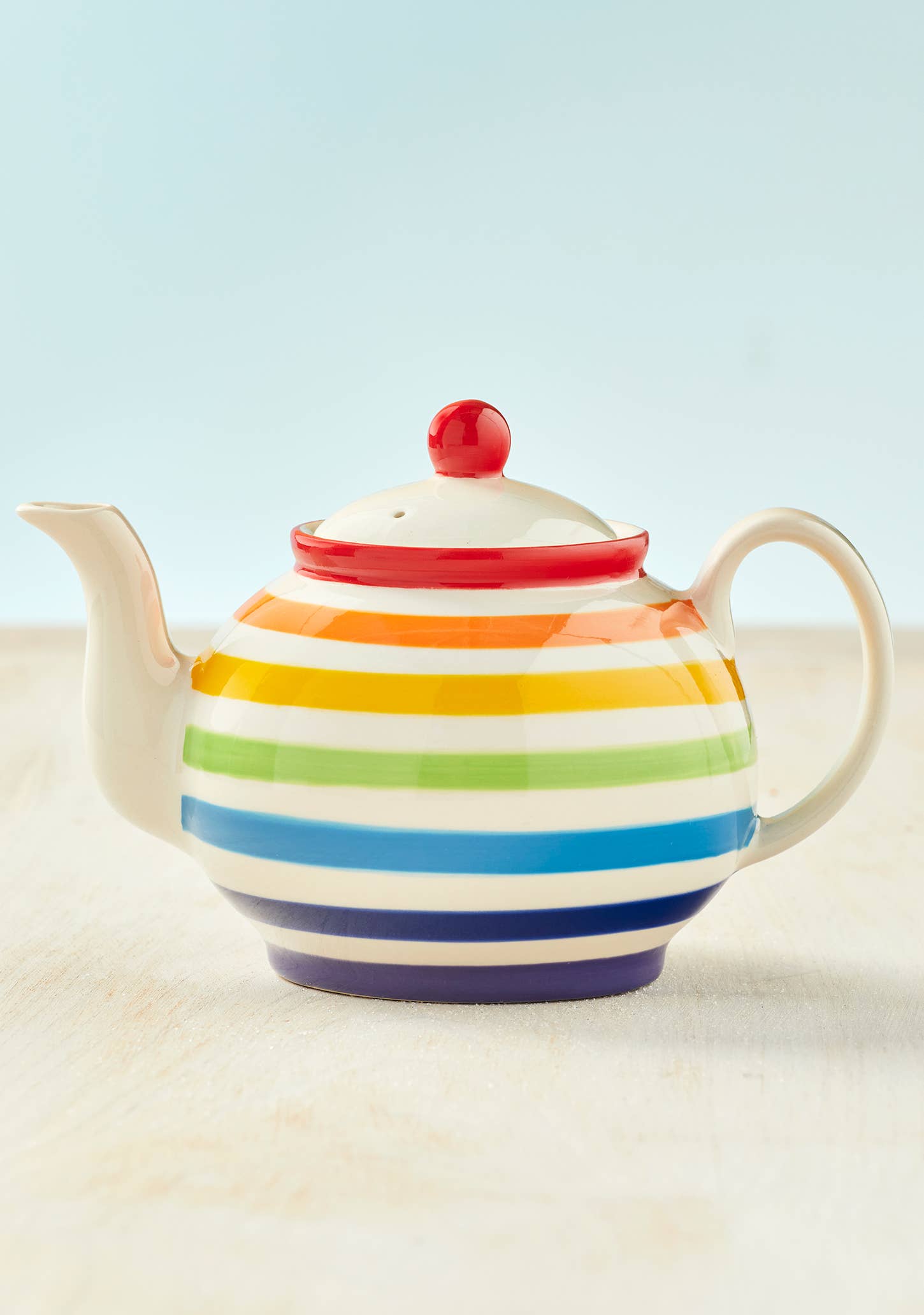 Namaste - Wholesale Tea pot - Hand Painted New Rainbow Large Teapot