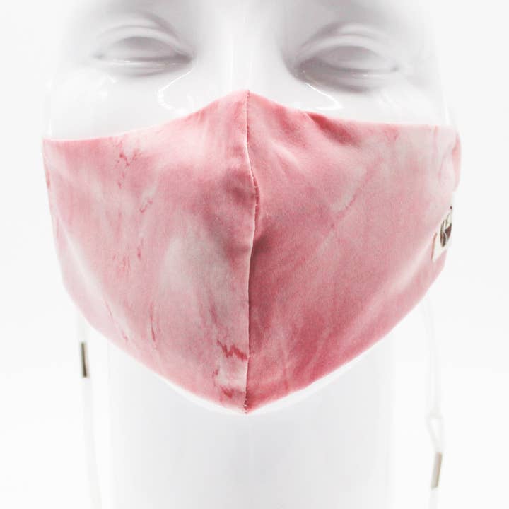 Maskdanna by Califortunate - Wholesale Non-Medical Disposable Mask - MVSK SILKY TIE DYE PINK0