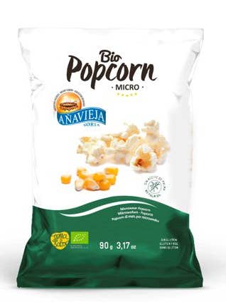 BIOLOGISCHE MAGNETRONPOPCORN MET EXTRA VIERGE OLIJFOLIE voor wholesale door Aperitivos de Anavieja