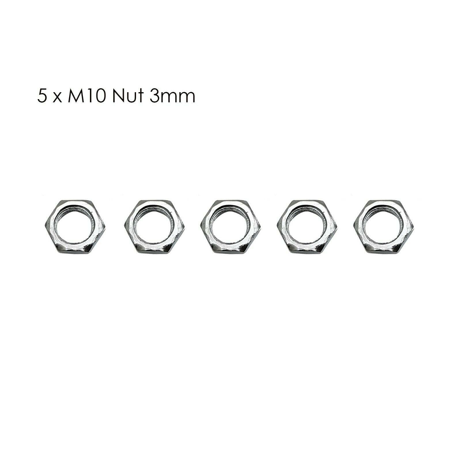 Ledsone – wholesale Nuts – 3mm Long Stainless Steel Nylon Insert Hex Lock Metric Nuts0