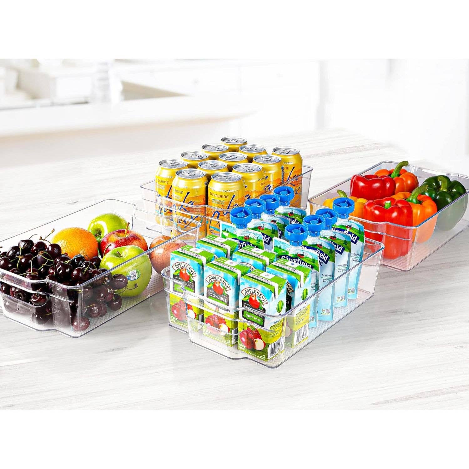 Zulay Kitchen - Wholesale Kitchen Storage/Organizer - Clear Refrigerator Organizer Bins9