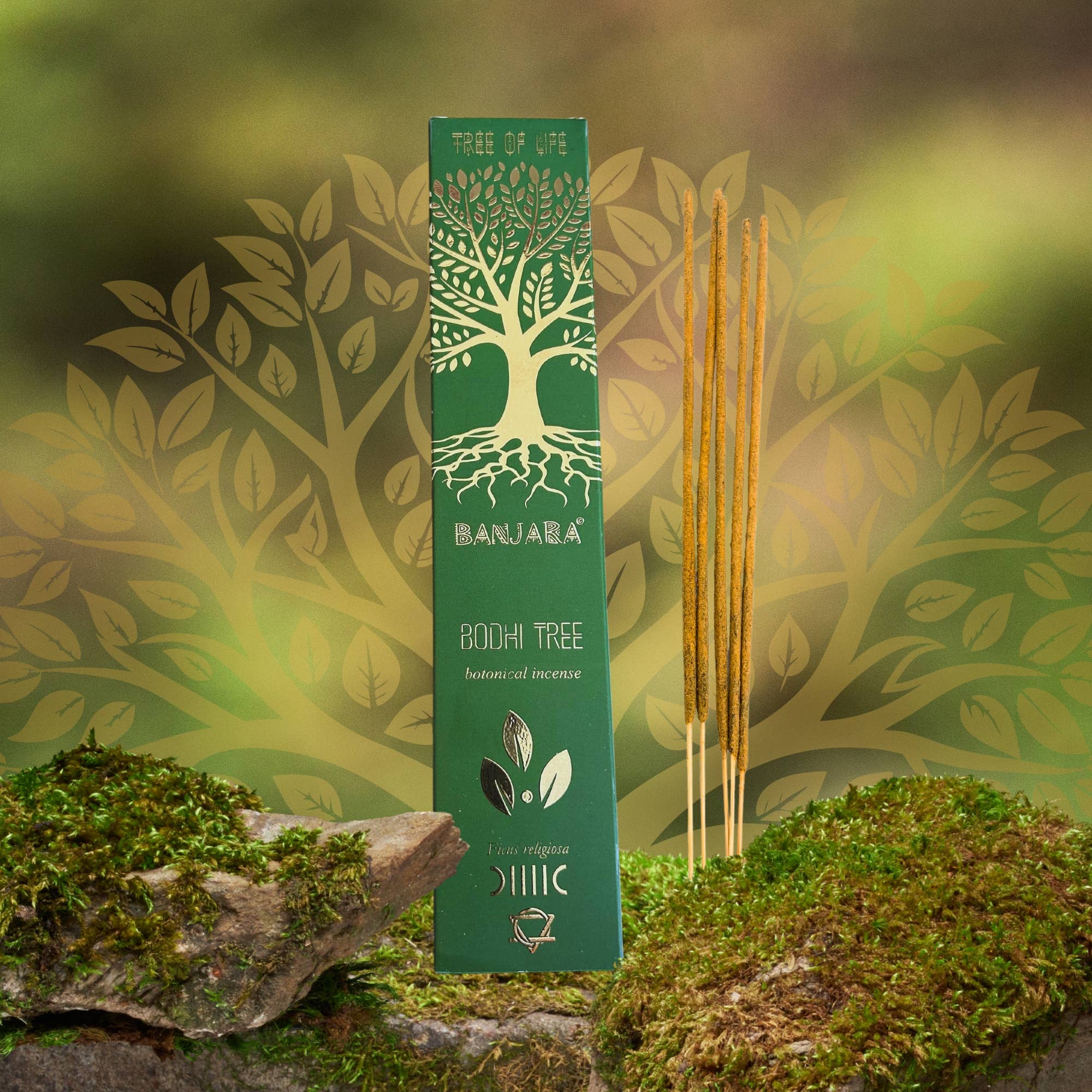 AW Artisan - Wholesale Incense - 12x Banjara Botanical Incense - Bodhi Tree2