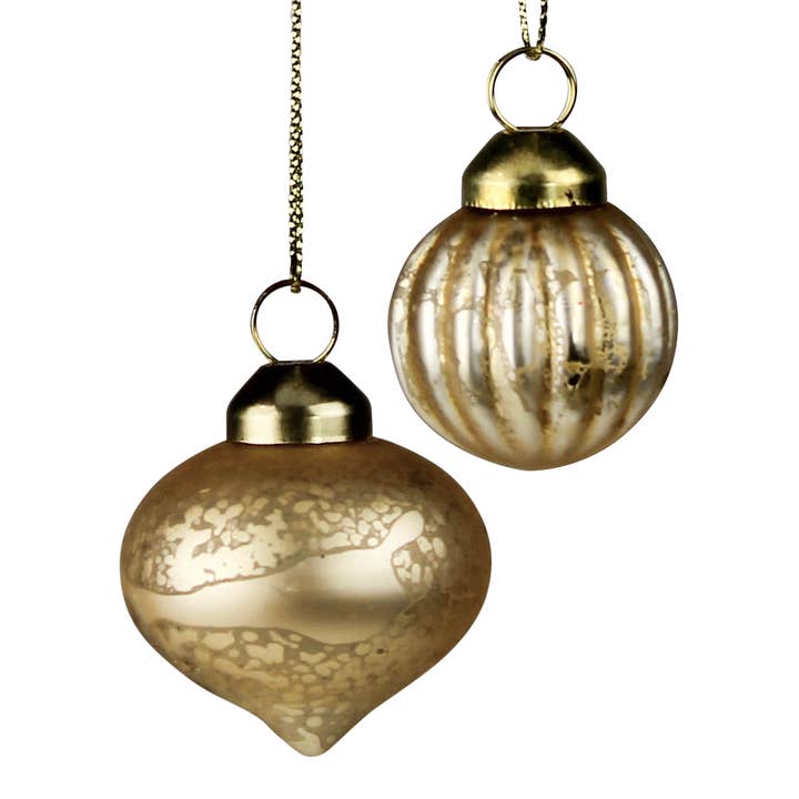 HomArt – wholesale Prydnadsset – Prydnader, Guld, Glas - Låda/8