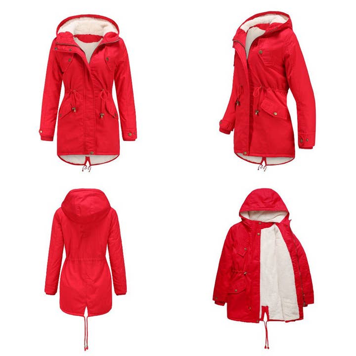 Marayn - Wholesale Parka - Women's - 2025 Autumn Winter Womens Thick Hooded Parka Coat16