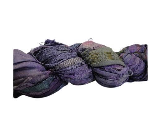 Sun Enterprises B.V. – wholesale Fabric – Sari Silk ribbon Dusty Plum0