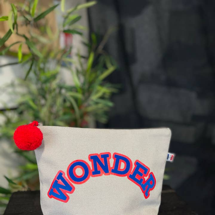 Toiles Chics - Wholesale Toiletry Bag - Women's - “Wonder” Grey Toiletry Bag