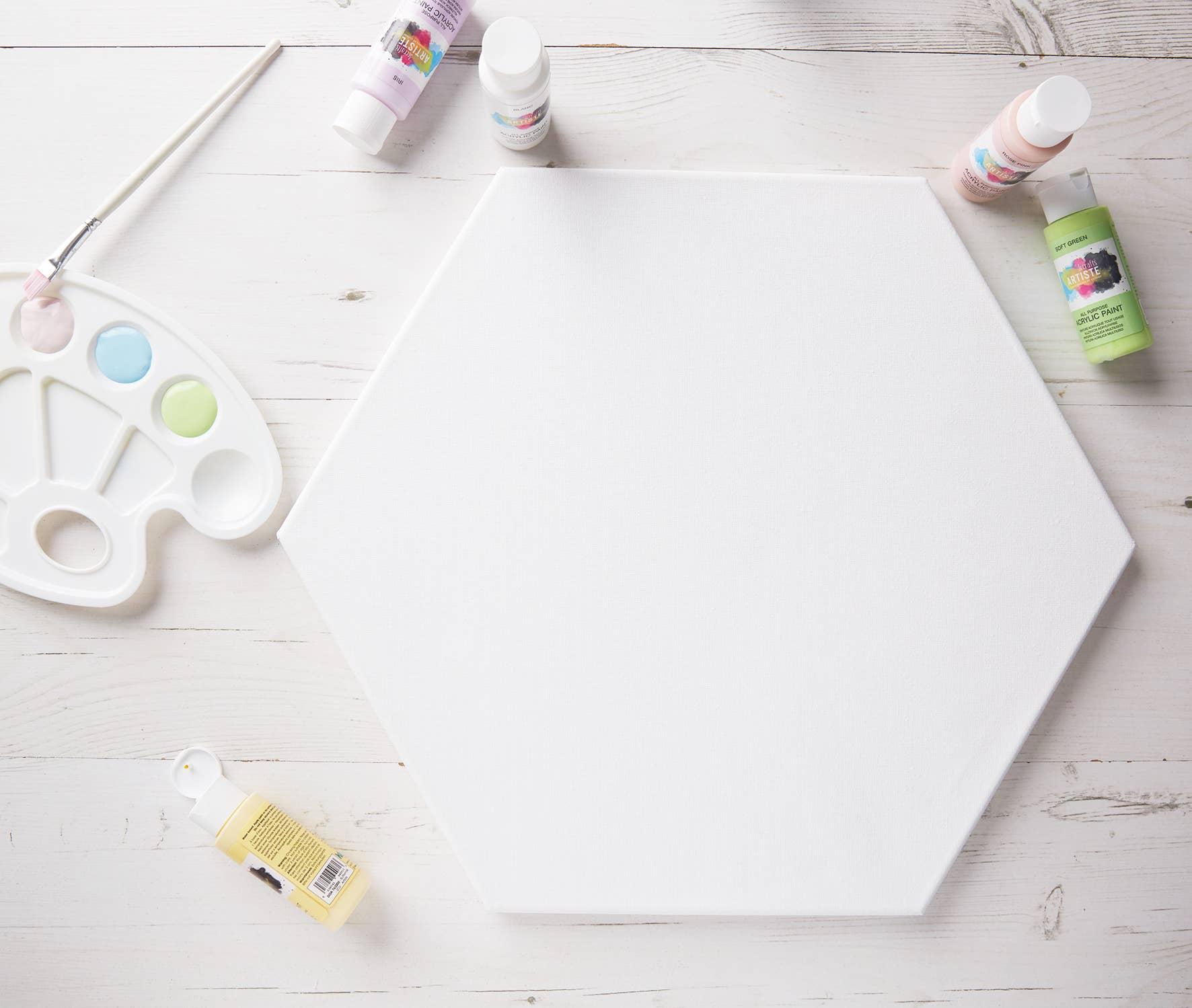 West Design Products - Venta al por mayor Papel para pintar - Lienzo hexagonal Artiste, 40 cm, 380 g/m²1