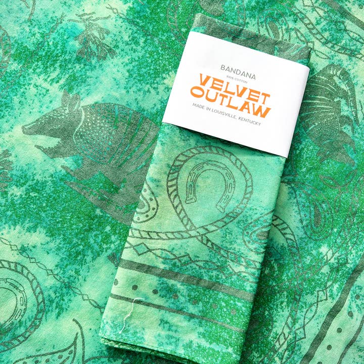 Velvet Outlaw - Wholesale Bandana - Unisex - Armadillo Cotton Bandana - Multiple Colors16