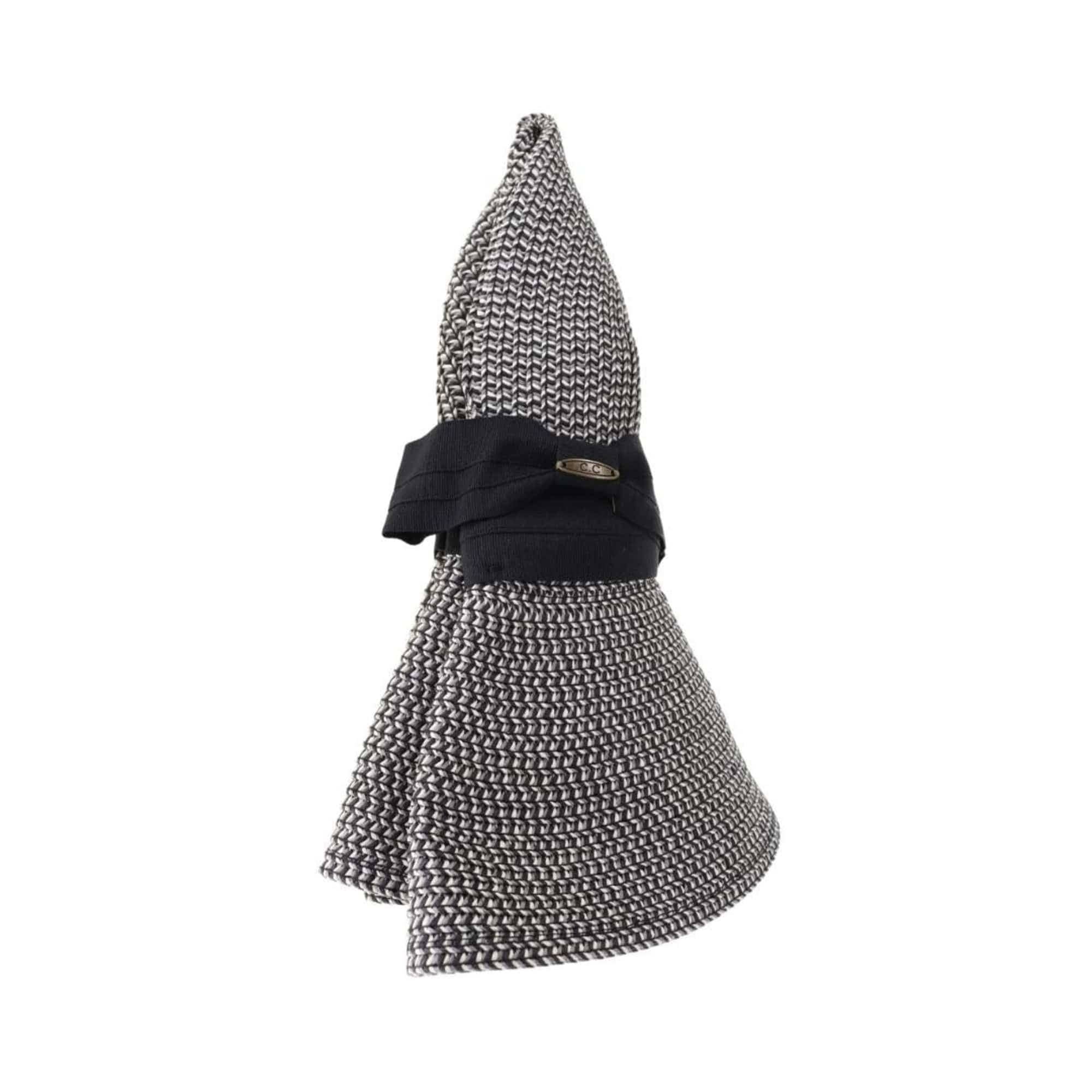 MiMi Wholesale - Wholesale Straw Hat - Women's - ST3954 Foldable Straw Sun Hat With Detachable Bow5