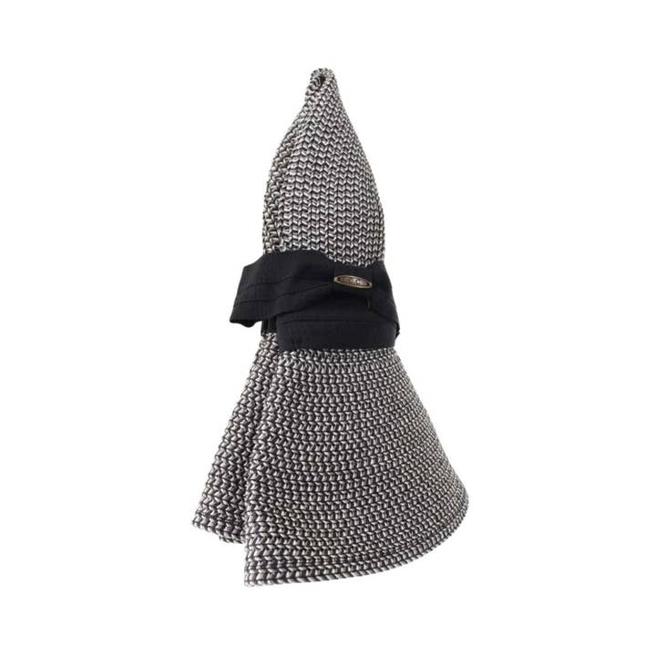 MiMi Wholesale - Wholesale Straw Hat - Women's - ST3954 Foldable Straw Sun Hat With Detachable Bow5