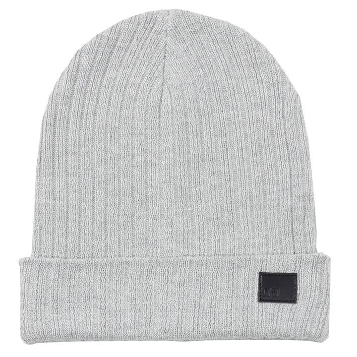 Bonnet en tricot gris uni pour la vente par DIBI
