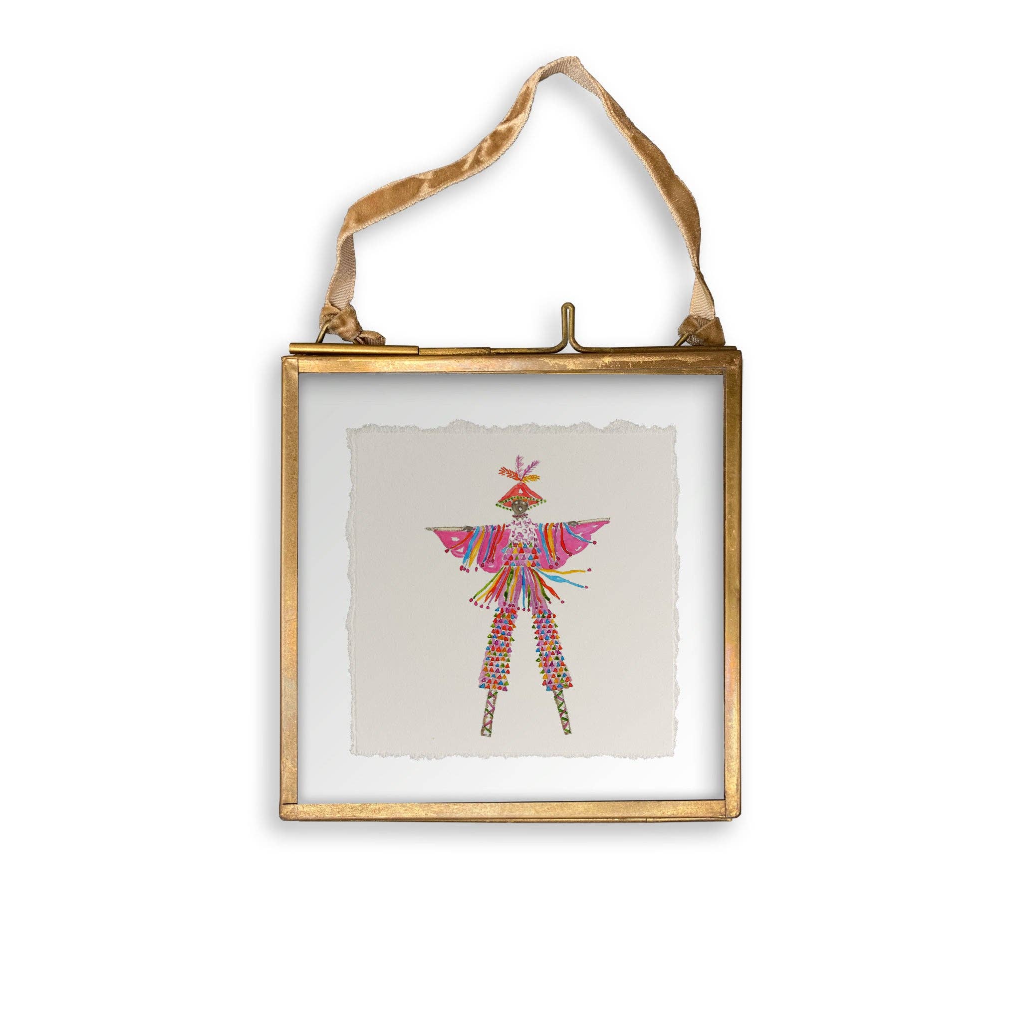 French Graffiti – Großhandel Geschirrtücher – Rosafarbener Moko Jumbie12