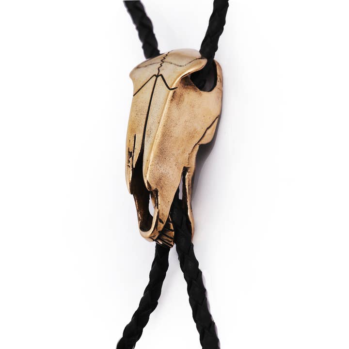 Bronze Ghost Horse Bolo Tie for wholesale by Alex Streeter
