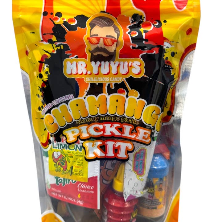 Mr. YuYu's Chililicious Candy - Wholesale Pickled Vegetables - Mr. YuYu's Pickle Kit Chamango 12 Count *Limited Edition*0