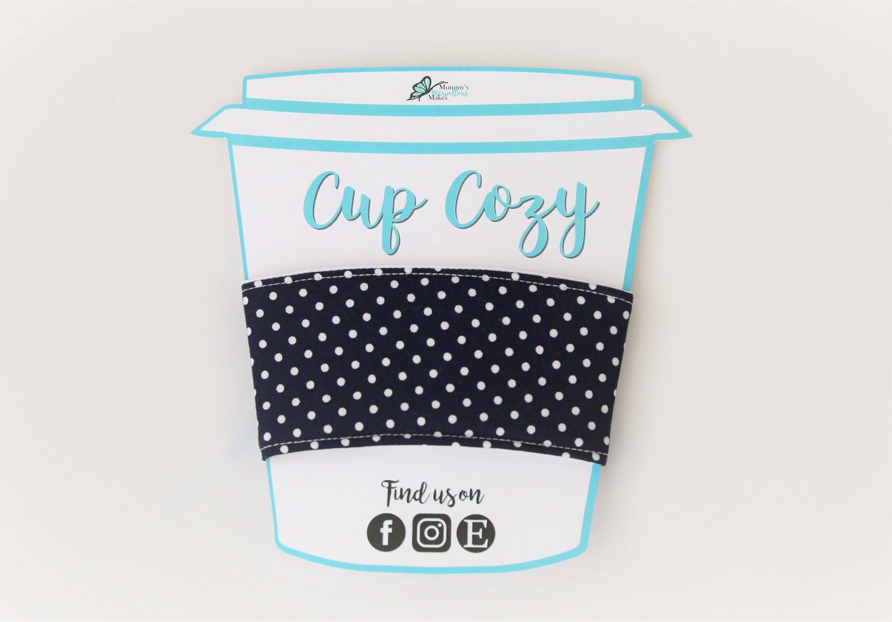 Mummy's Marvellous Makes Ltd – wholesale Drink huggers & koozies – Coffee Cup Cozy, Coffee Cup Sleeve, Coffee Cosy, Zero Waste, Coffee Gift, Eco Friendly, Teacher Gift, Gift for Her8
