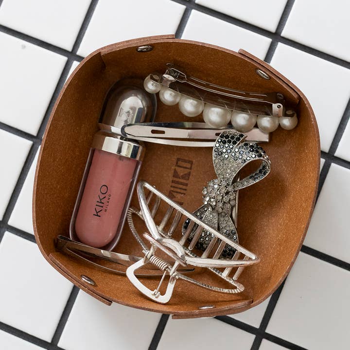 Lille Rove Læderbakke, Brun for engroshandel hos Miiko