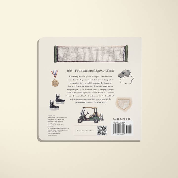 Paige Tate & Co. - Wholesale Preschool Book (3-5) - Our Big Book of Sports (Board Book)4