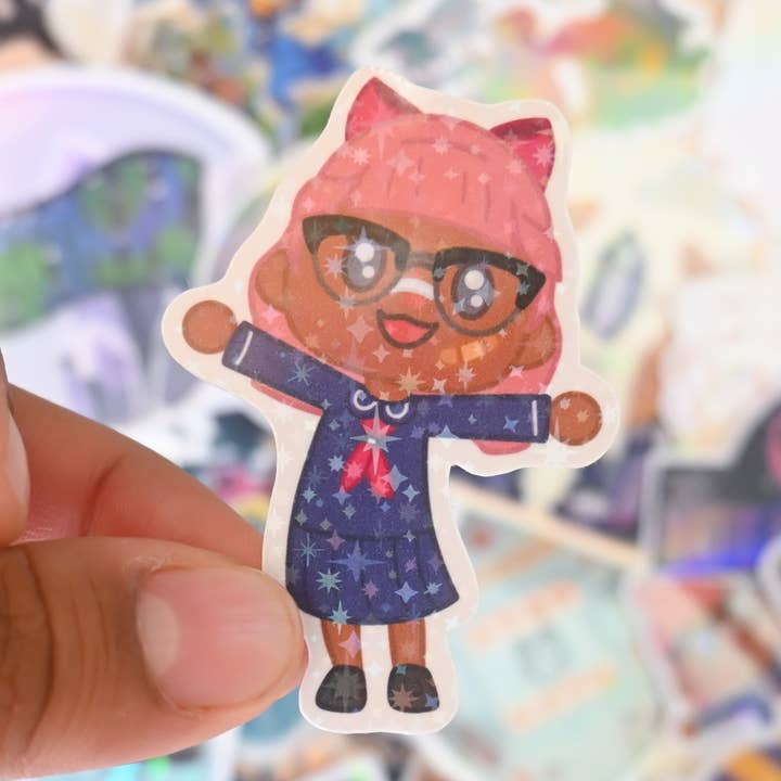 School Villager Sticker for wholesale by Giselle Luna