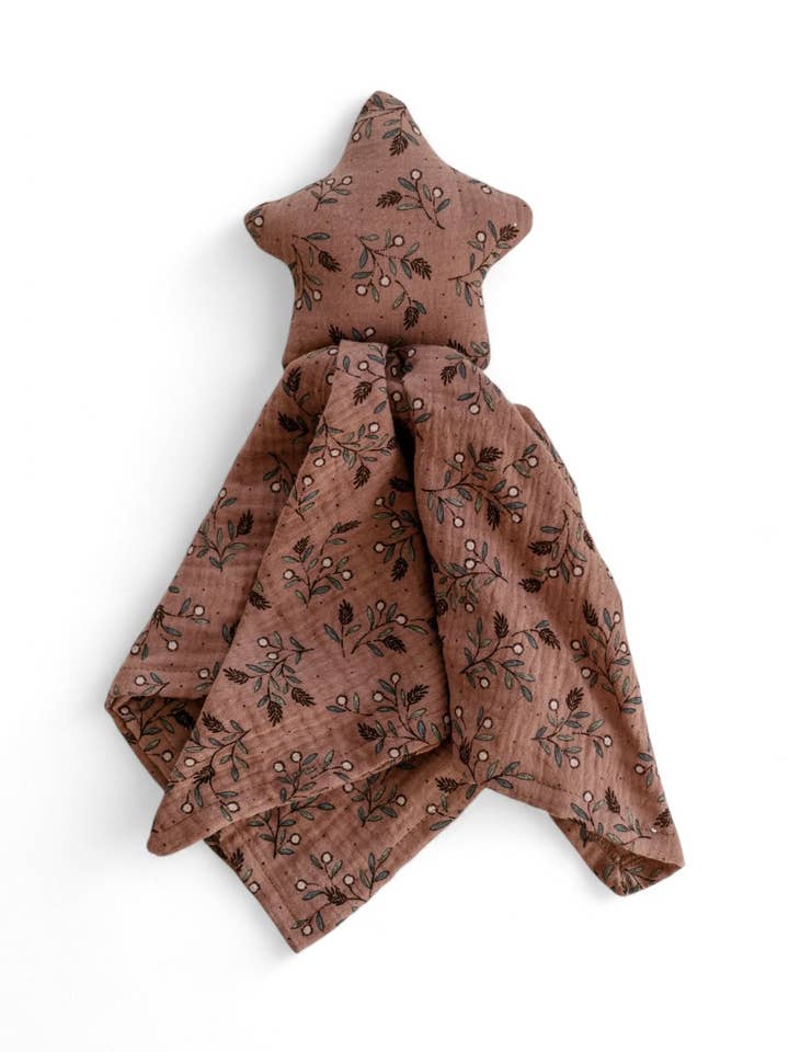 Copertina coccola stellina / Mocha Floral per la vendita all'ingrosso da parte di PETITE EvelinaApparel