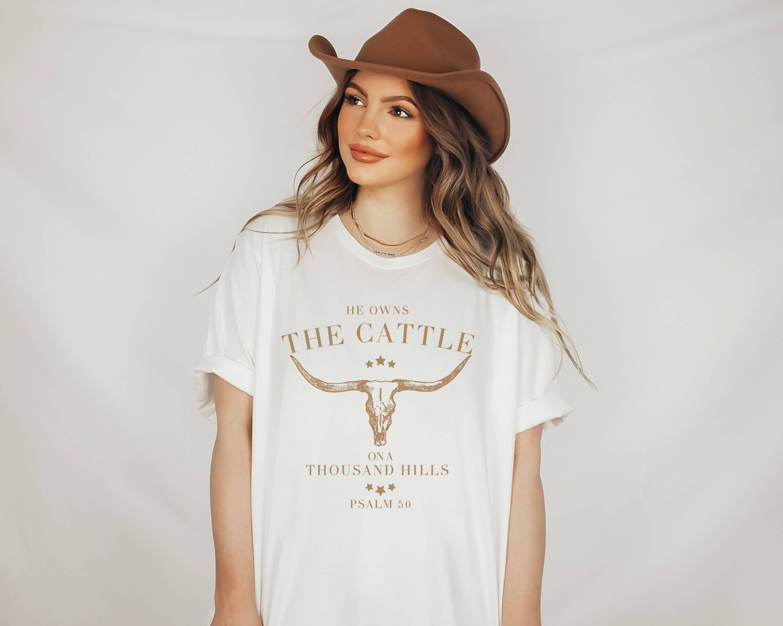 Amy Anne Apparel Inc – wholesale T-shirts med screentryck – Dam – Han äger Cattle Graphic Tee | Western Shirt | Nötkreatur Tee4