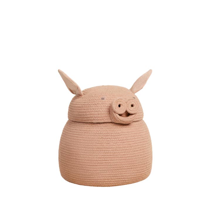 Lorena Canals - Wholesale Basket - Kids & Baby - Basket Peggy the Pig1