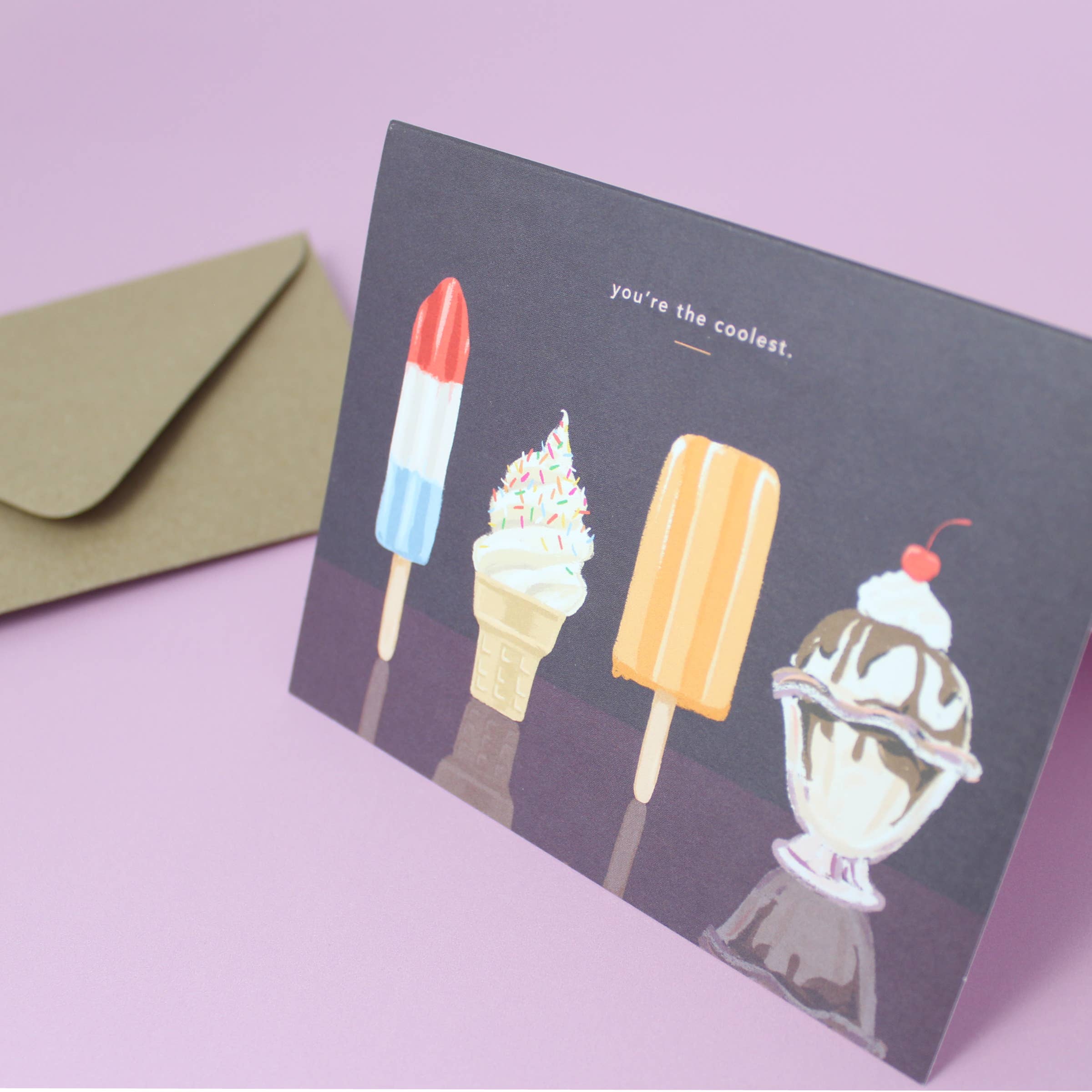 Inklings Paperie - Wholesale Birthday Card - You're The Coolest Birthday Card7