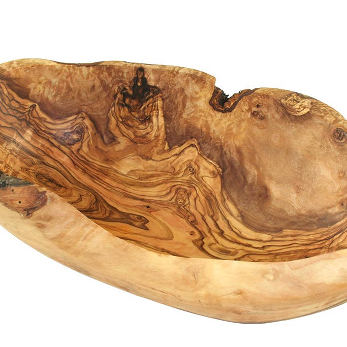 olivenholz-erleben - Wholesale Bowl - Oval fruit bowl 25 — 29 cm