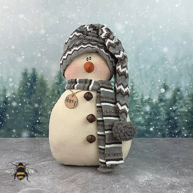 Honey and Me - Wholesale Throw/Decorative Pillow - Harry Snowman Pillow