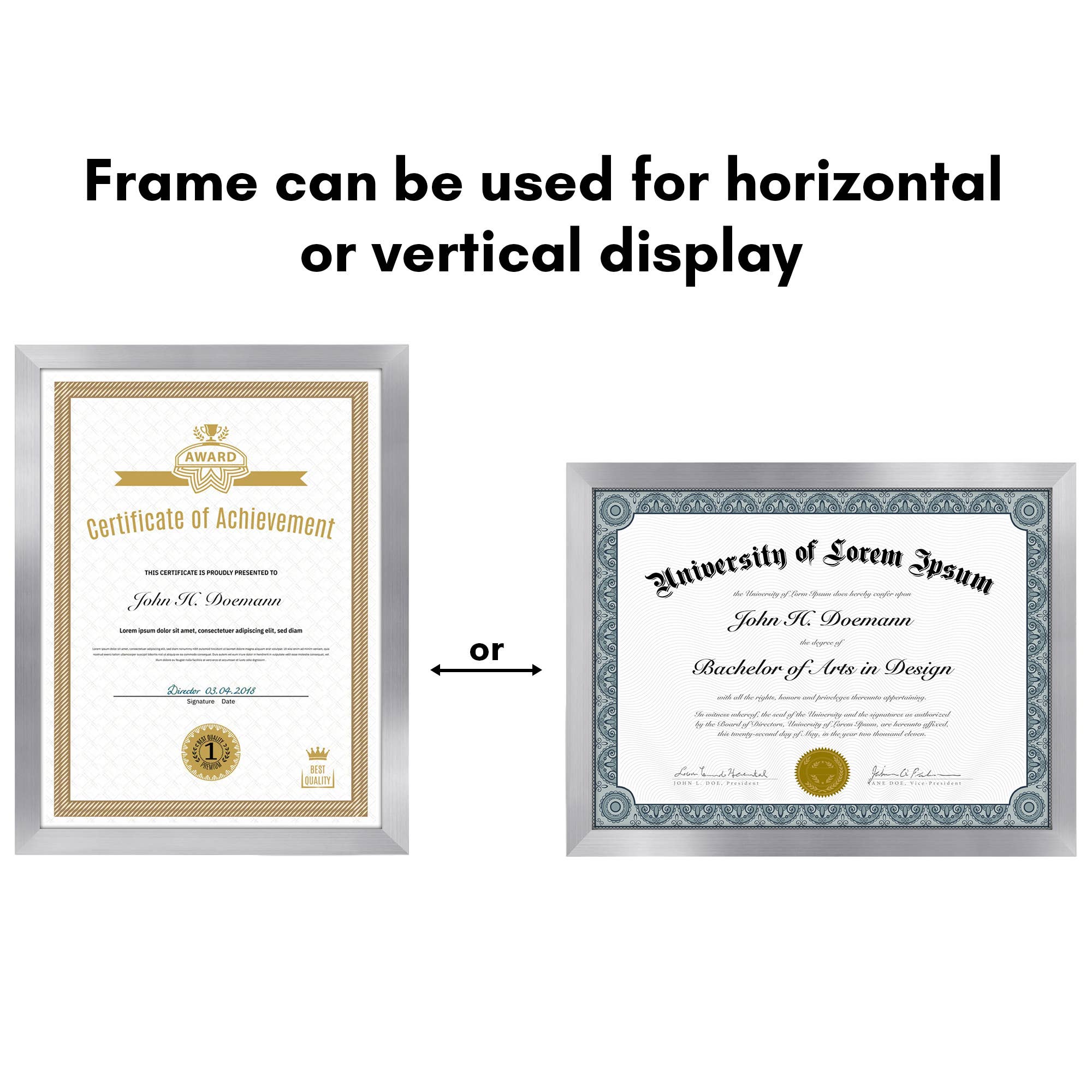 Americanflat - Wholesale Picture Frame - Americanflat 5 Pack Picture Frames With Mat Plexiglass Cover143