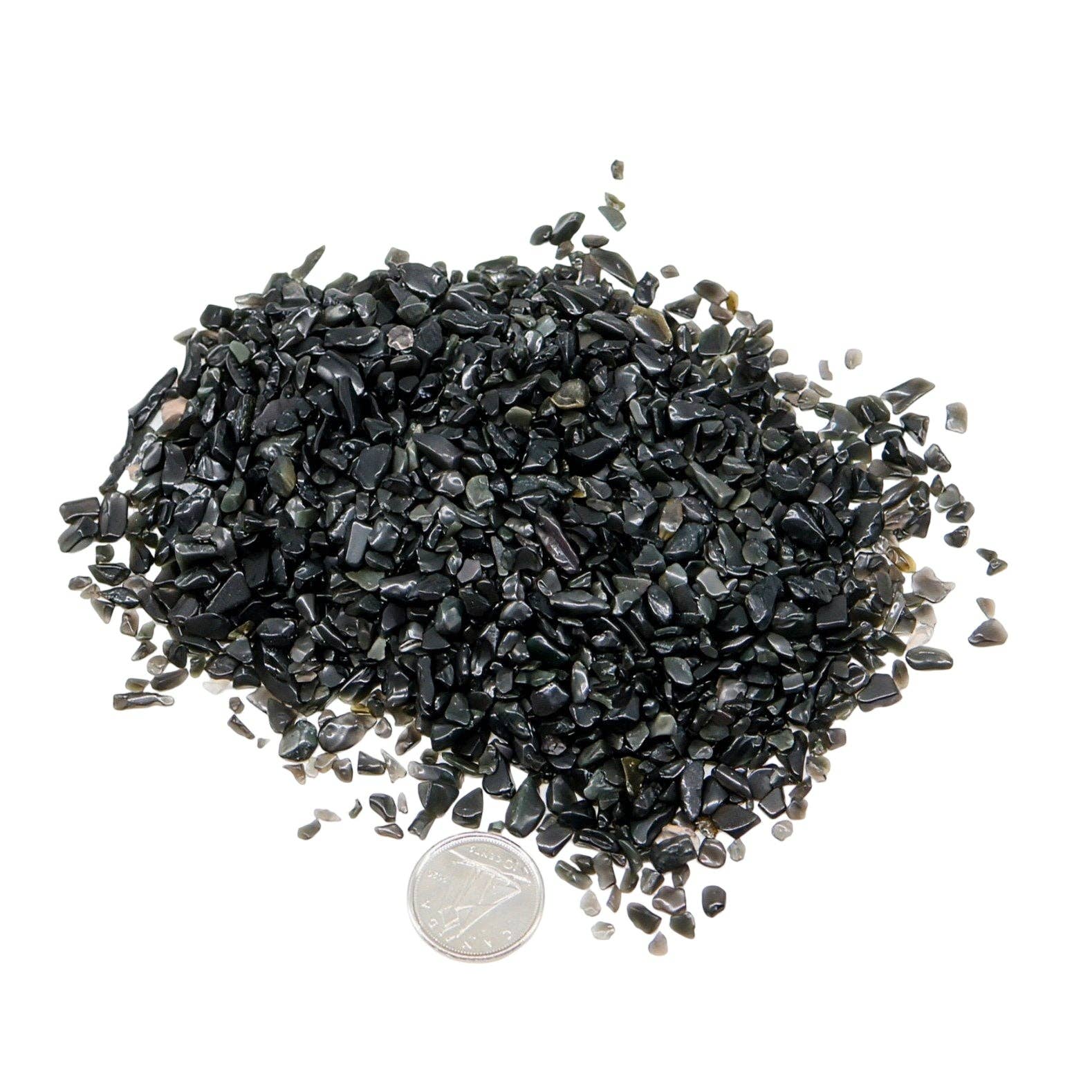 Arômes & Évasions - Wholesale Spiritual Stone/Crystal - Stone - Tumbled Chips - Obsidian - 2 to 4mm1