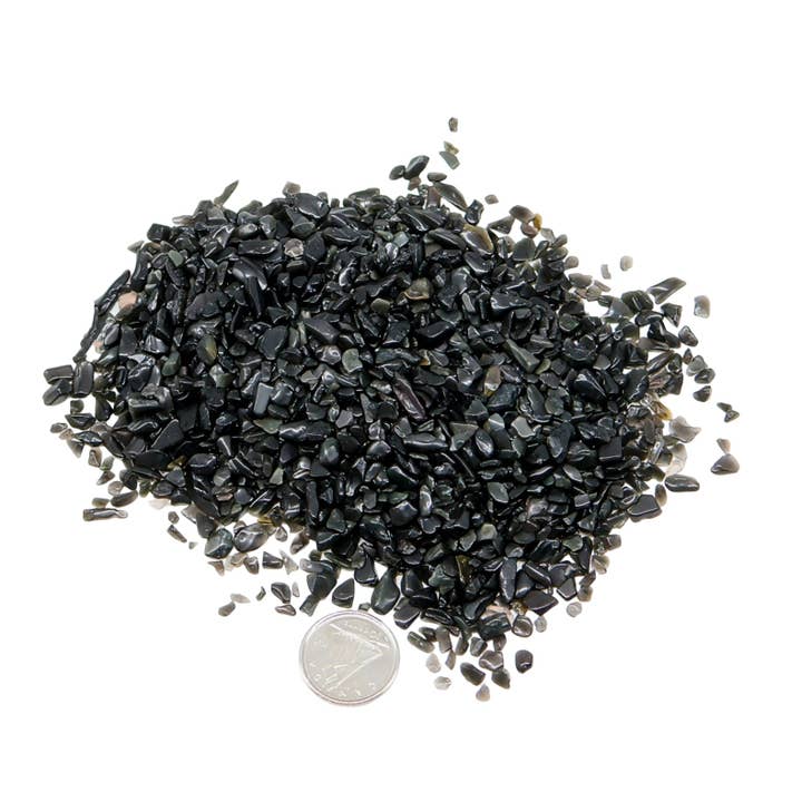 Arômes & Évasions - Wholesale Spiritual Stone/Crystal - Stone - Tumbled Chips - Obsidian - 2 to 4mm1