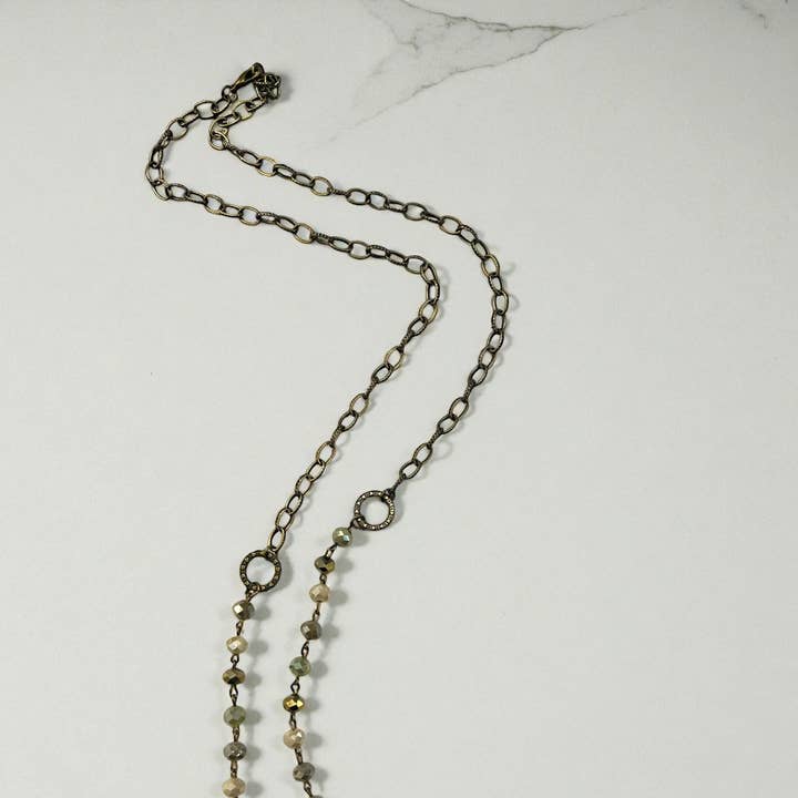 Ava Capri - Wholesale Link & Chain Necklace - Giovanna Necklace0