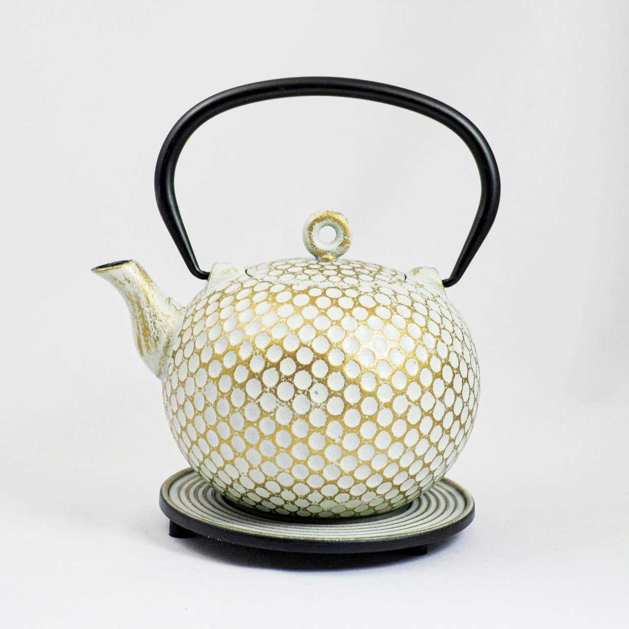 Ja-Unendlich - Wholesale Tea Pot - Dim cast iron teapot, 1.0l white gold