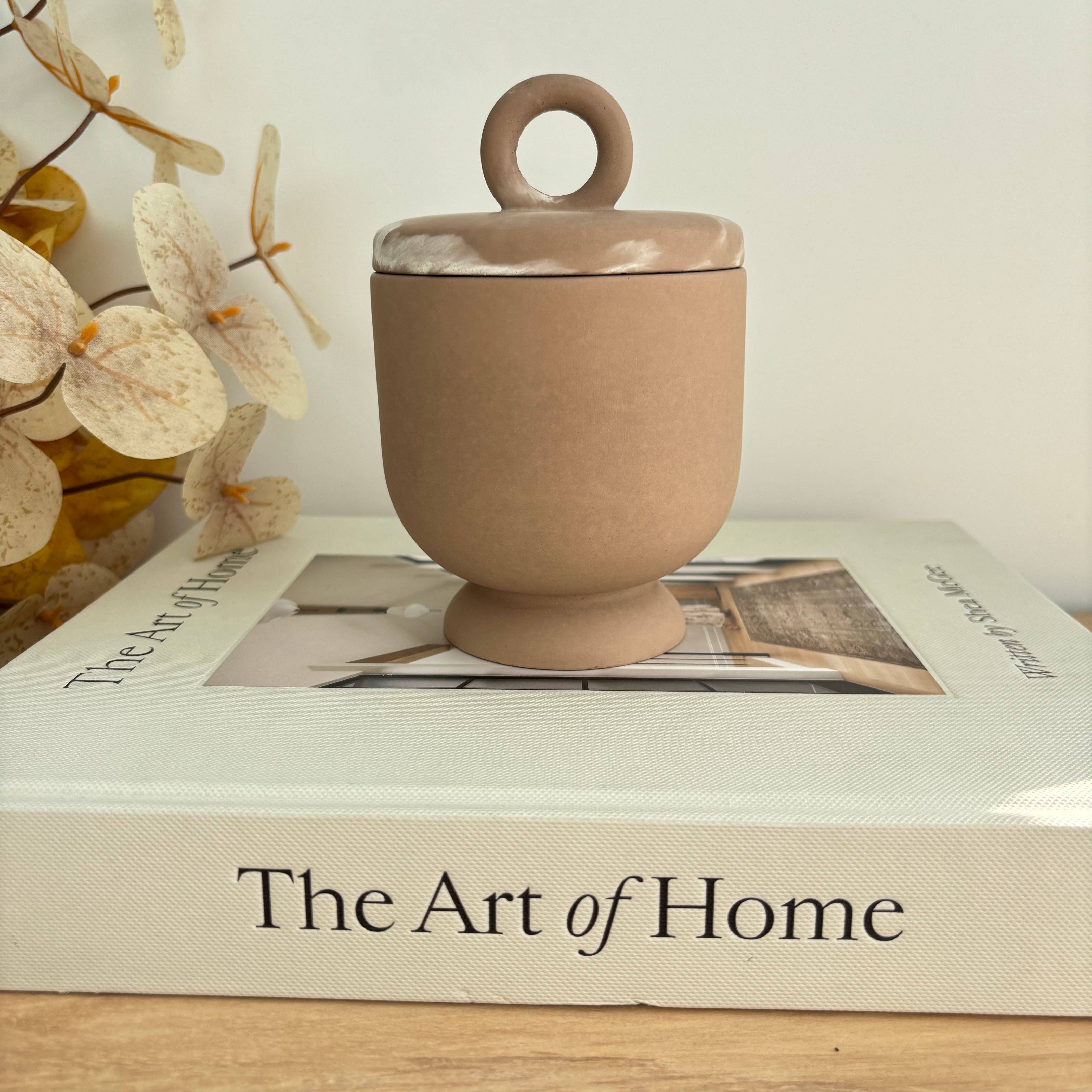 Fancy Concrete - Vendita all'ingrosso Barattoli decorativi - Calista vaso in cemento | Portacotone7