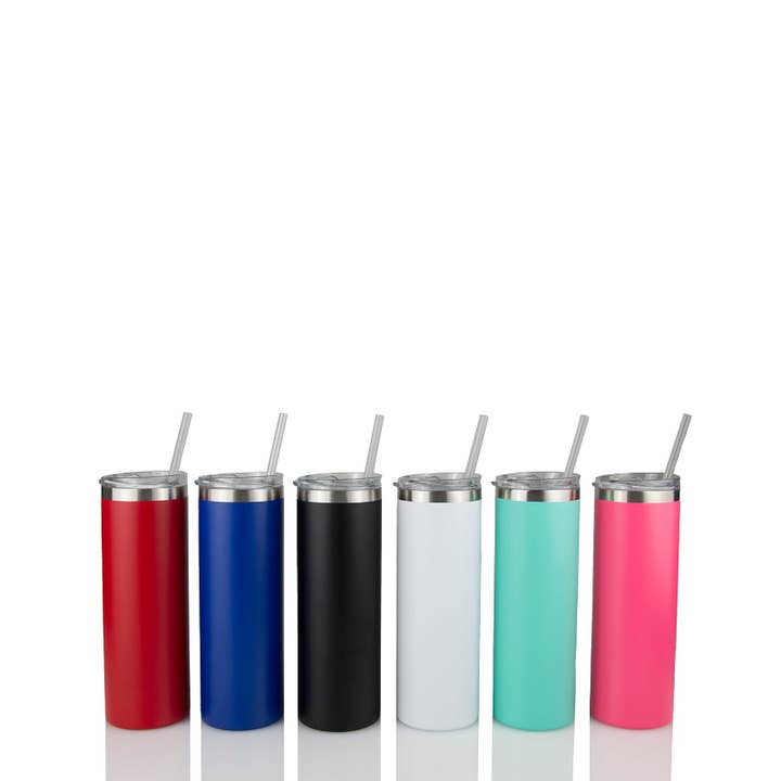 Hogg Outfitters - Wholesale Insulated Mug/Tumbler - 20oz POWDER COATED SKINNY TUMBLER