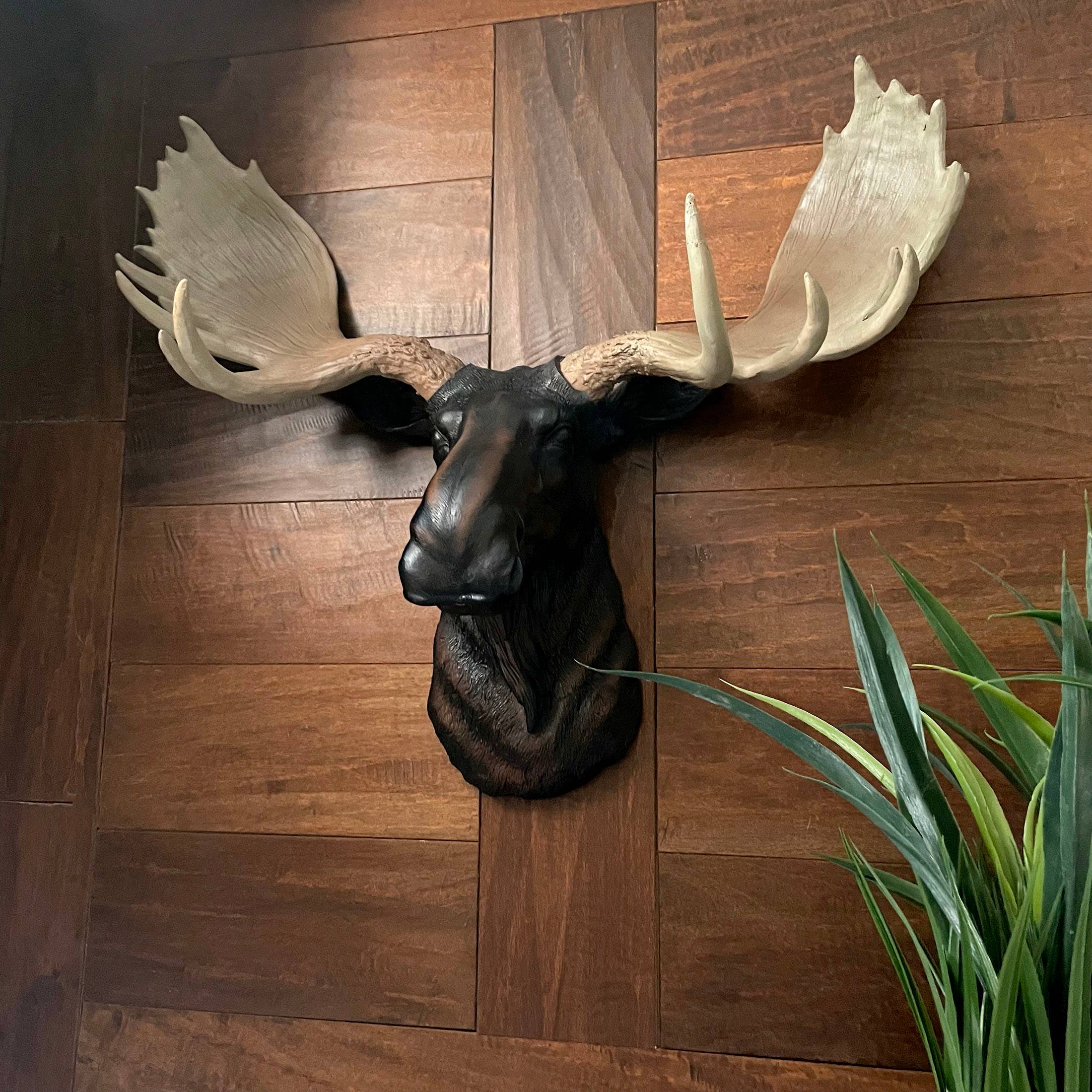 Zeckos - Wholesale Wall Accent - North American Moose Head Bust Wall Hanging1