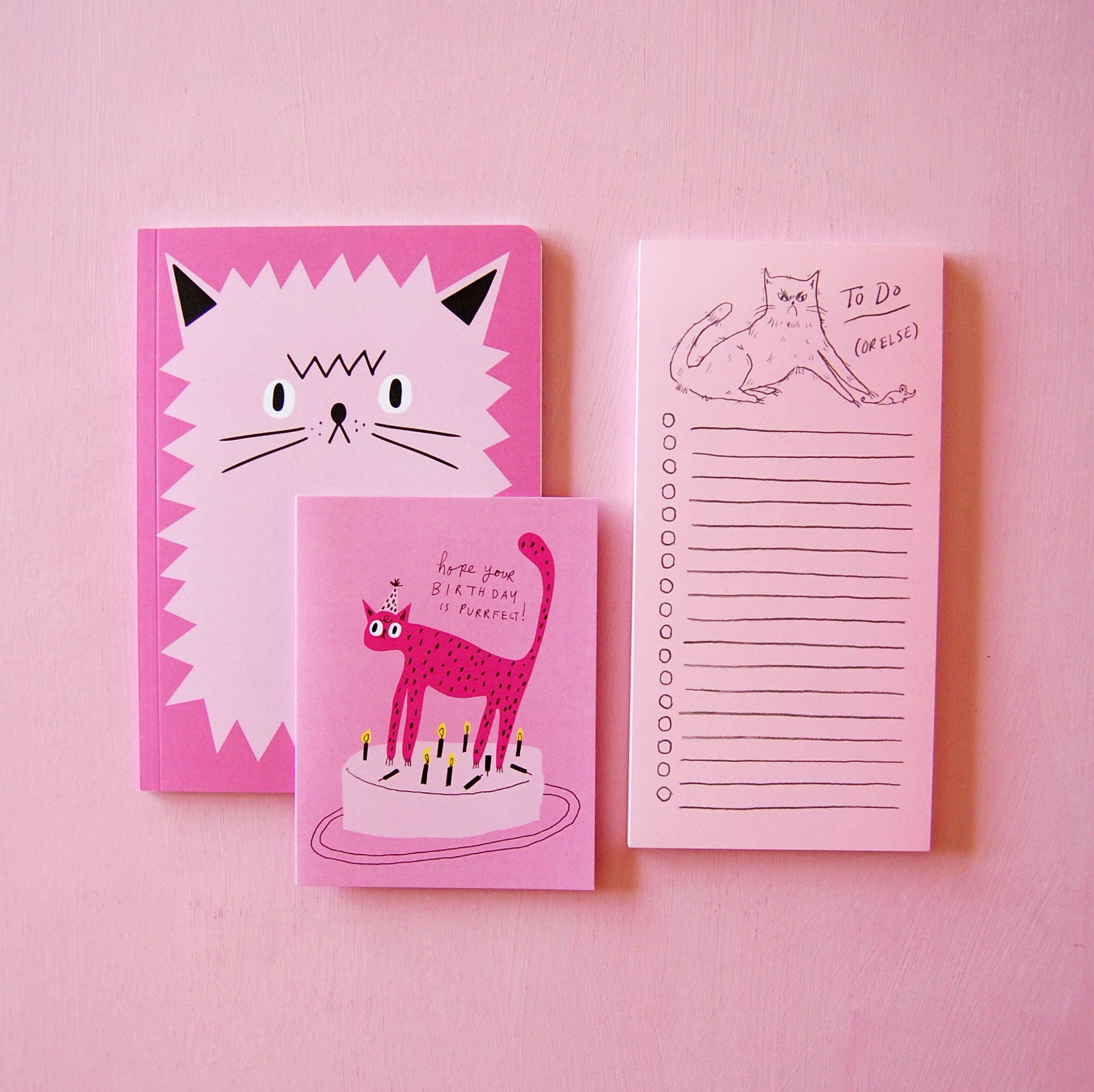 Badger & Burke - Wholesale Notebook - Blob Cat Notebook2