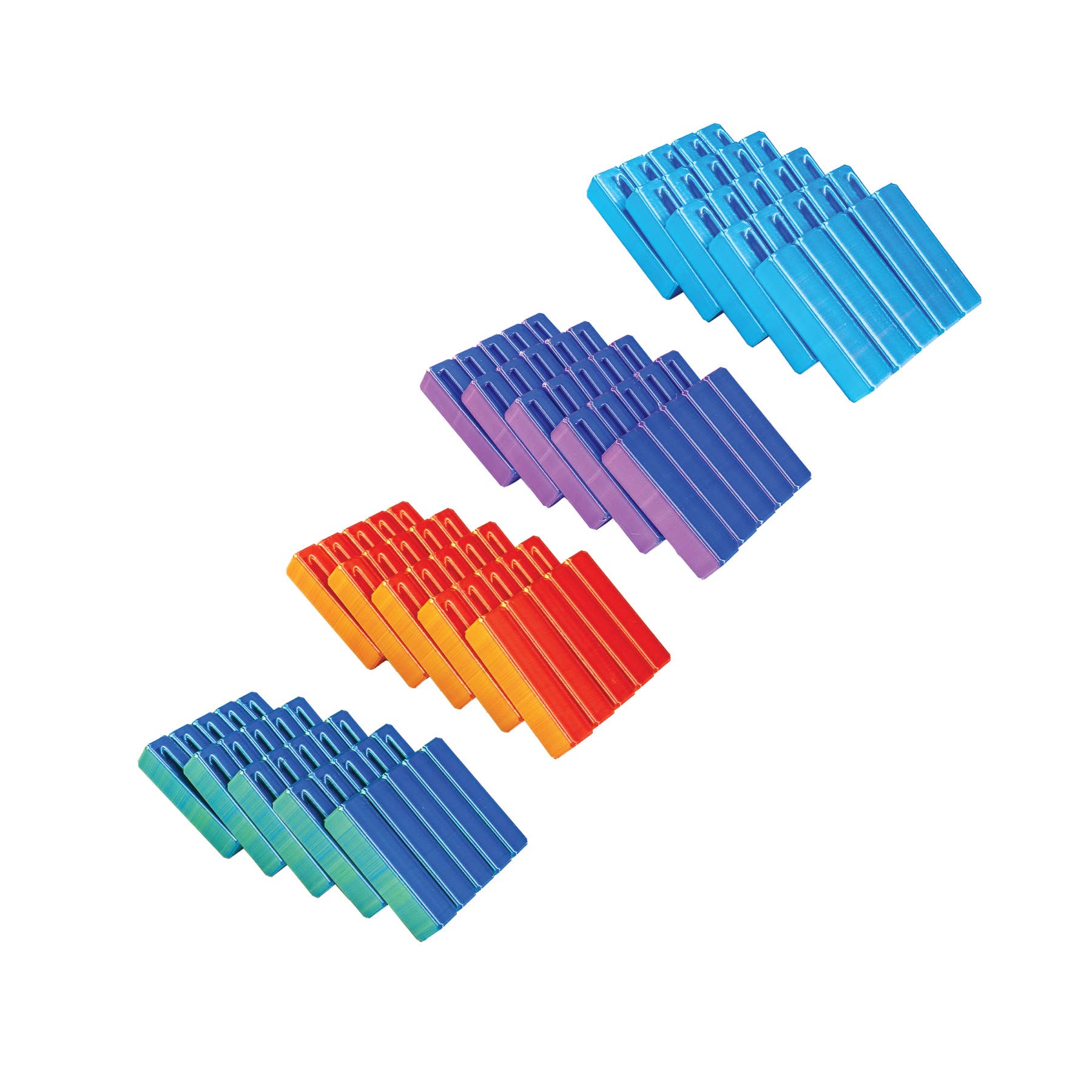 Geddes - Wholesale Fidget Toy - Kids - 3D PRINTED PIXEL CUBE FIDGET TOY   12/DSP4