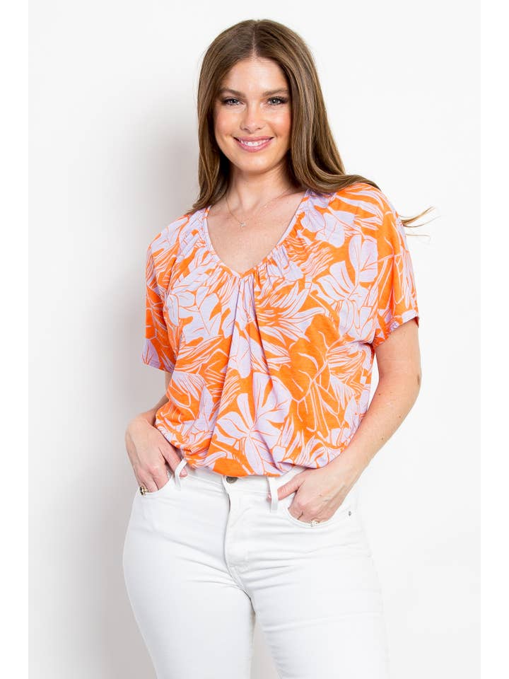 Emme Kay – wholesale Tunika - Dam – PT11390 RYNKFRI MÖNSTRAD TOPP