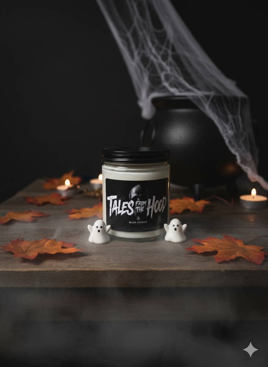 Black Essence Candles - Wholesale Jar/filled candle - Tales From The Hood
