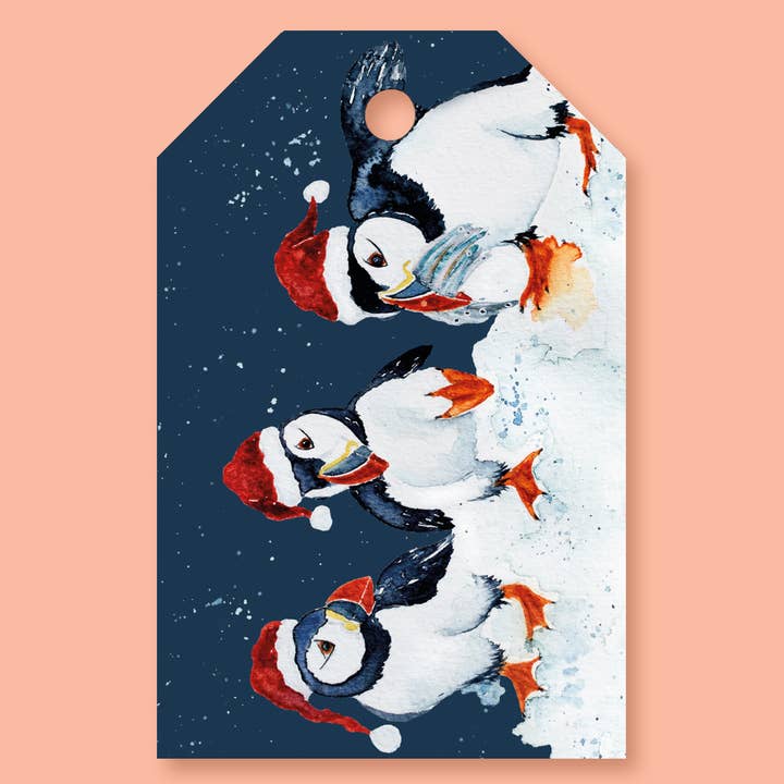 studio frewb - Wholesale Gift Tag - British Wildlife Christmas gift tags (6 tags per pack)7