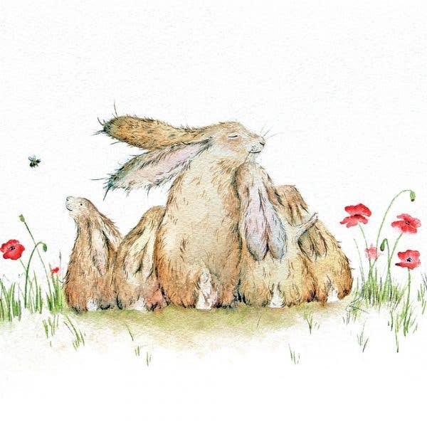 Onze familiewenskaart (pak van 6) voor wholesale door Love Country