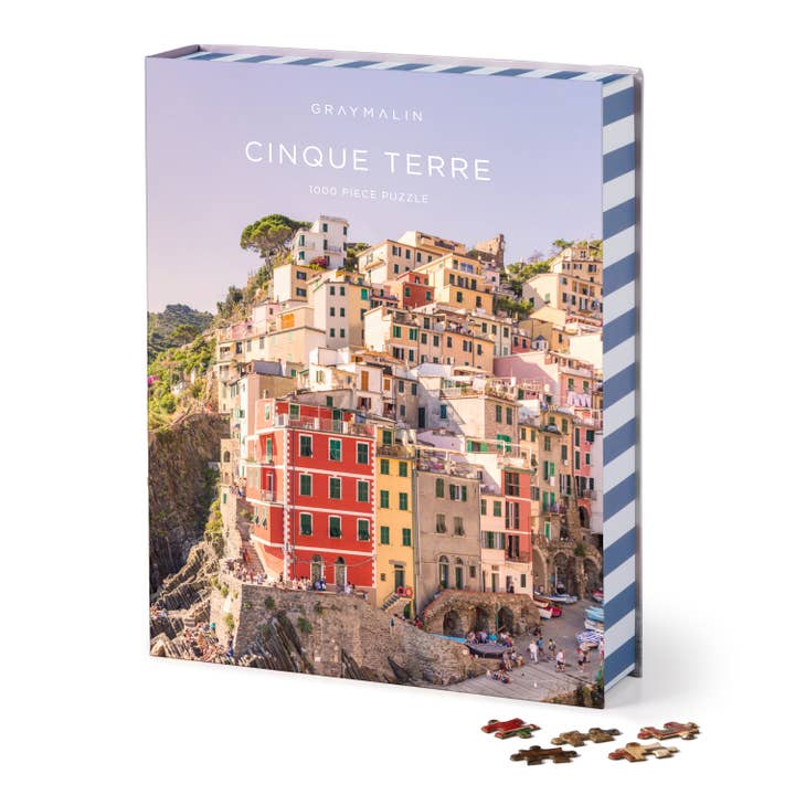 Gray Malin Cinque Terre 1000 Piece Book Puzzle (Jigsaw Products) for wholesale by Abrams & Chronicle Books