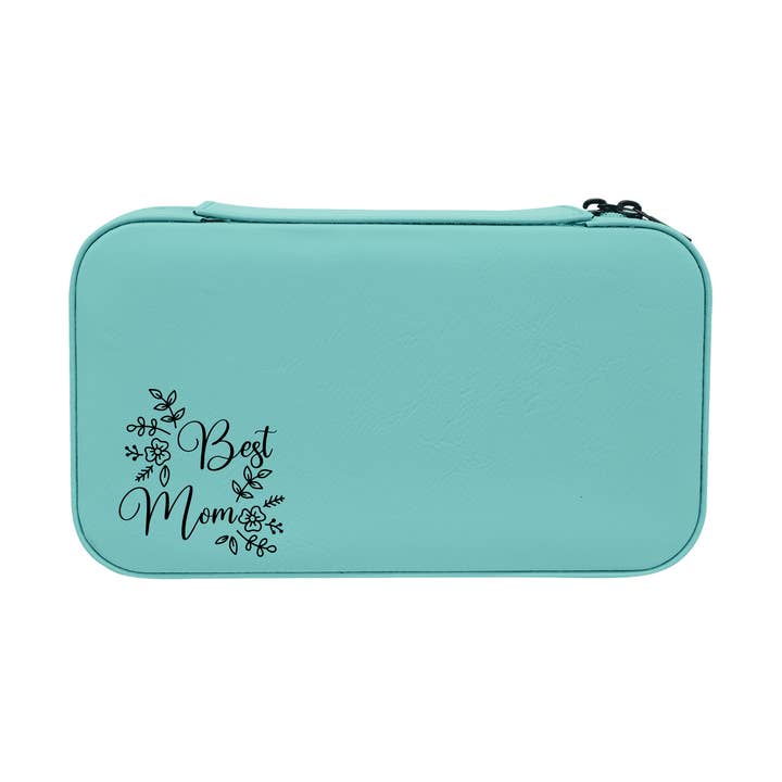 Joyero de piel sintética Best Mom de 7 1/2 x 4 1/2 pulgadas para venta al por mayor de The Rural Home